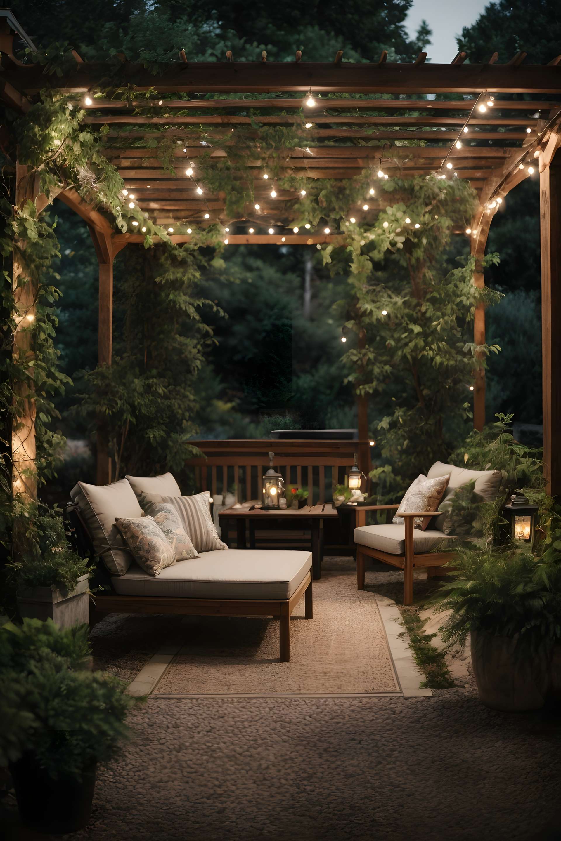 Ideas Sencillas para Decorar Pérgolas de Madera